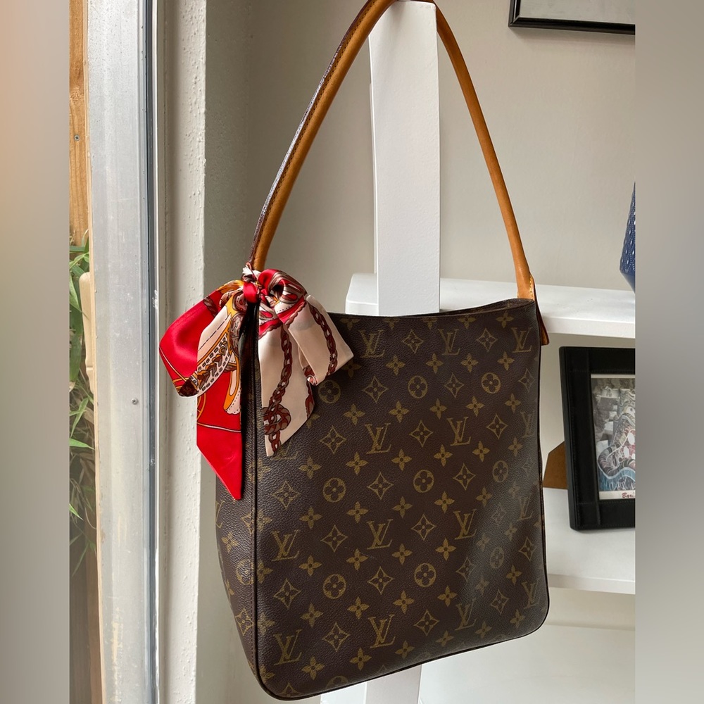 ❌SOLD❌Authentic Louis Vuitton Shoulder Bag Looping GM Browns Monogram